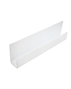 J-TRIM Molding - PVC - 1/2" x 8' - White