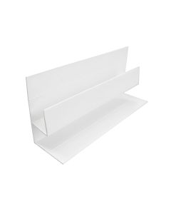 Interior F-Molding - PVC - 10' - White