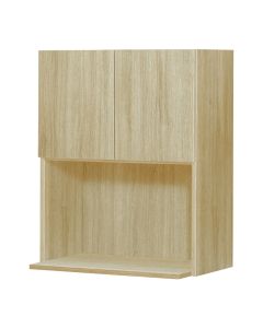 Wall Microwave Cabinet 2 Doors - Sheer Beauty - Wood - 24" x 34 3/4" x 24"