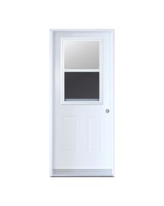 B03 Exterior Door – Single Hung 23" x 37" – 34" – Left - White