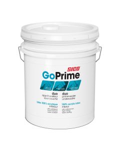 GoPrime Primer-Sealer Undercoater - Duo - 100% Acrylic Latex - Interior - White - 18.9 l