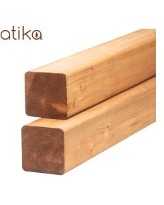 Treated Wood - Brown - 4" x 4" x 12'