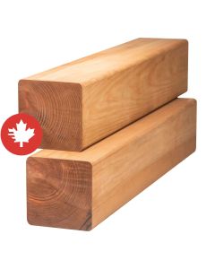Treated Wood - Brown - 6" x 6" x 8'
