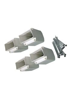 Angle bracket for EMSpvc railings