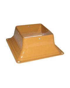 Steel base for post