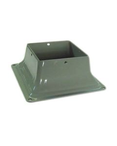 Steel base for post