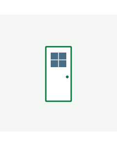 Steel Man Door 36" with Window